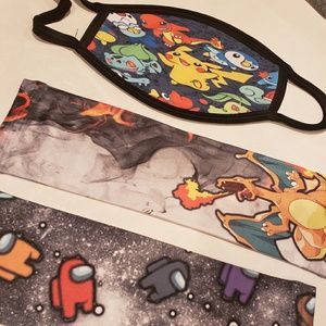 Custom Kids Mask and Arm Sleeves